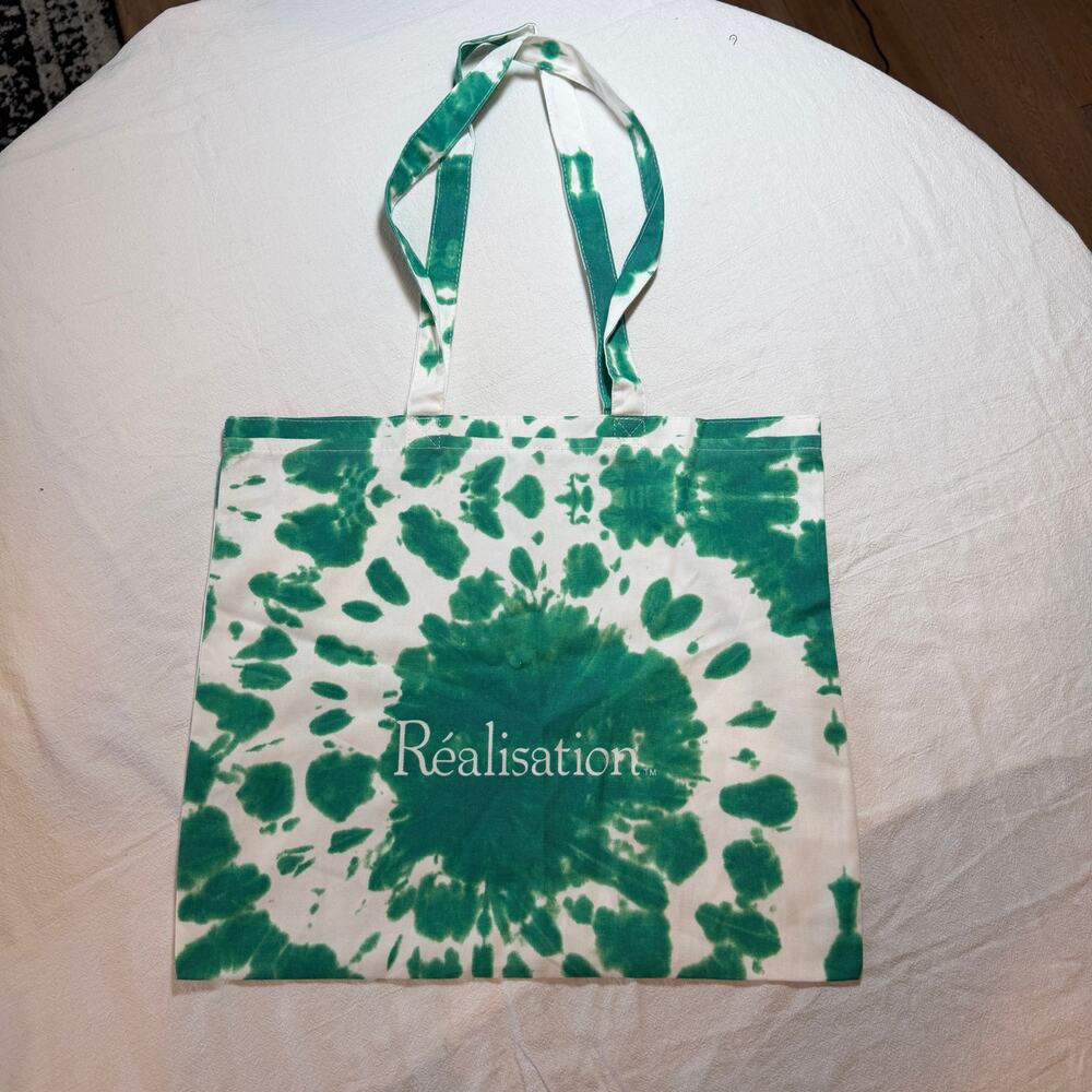 Realisation Par Tote Limited Edition Green Tie-dye